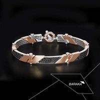 Pulsera Baraka Hombre in Oro rosa Diamante BR311011RODN210110 - BR311011RODN220110